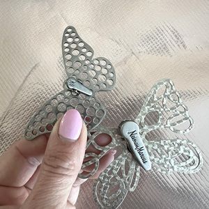 Set of 2 Neiman Marcus Butterfly Gift Clips 🦋